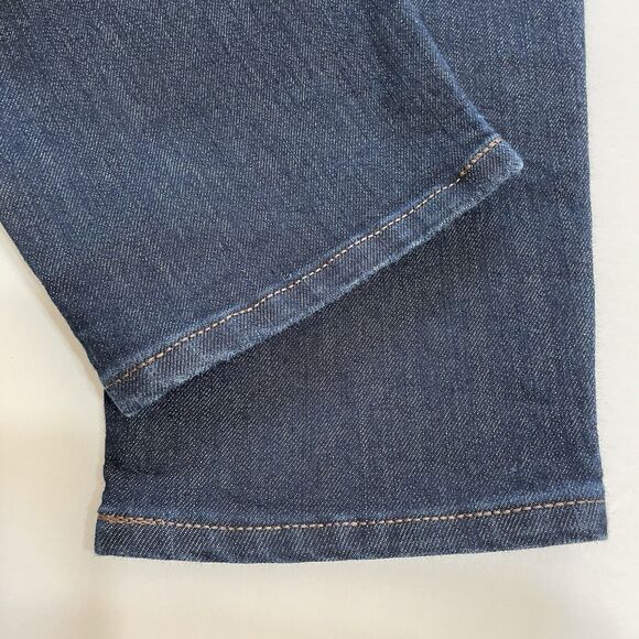 Loft CURVY HIGH-WAIST SKINNY ANKLE Jeans Size 29/8 Medium Wash Blue Stretch EUC - Picture 6 of 10